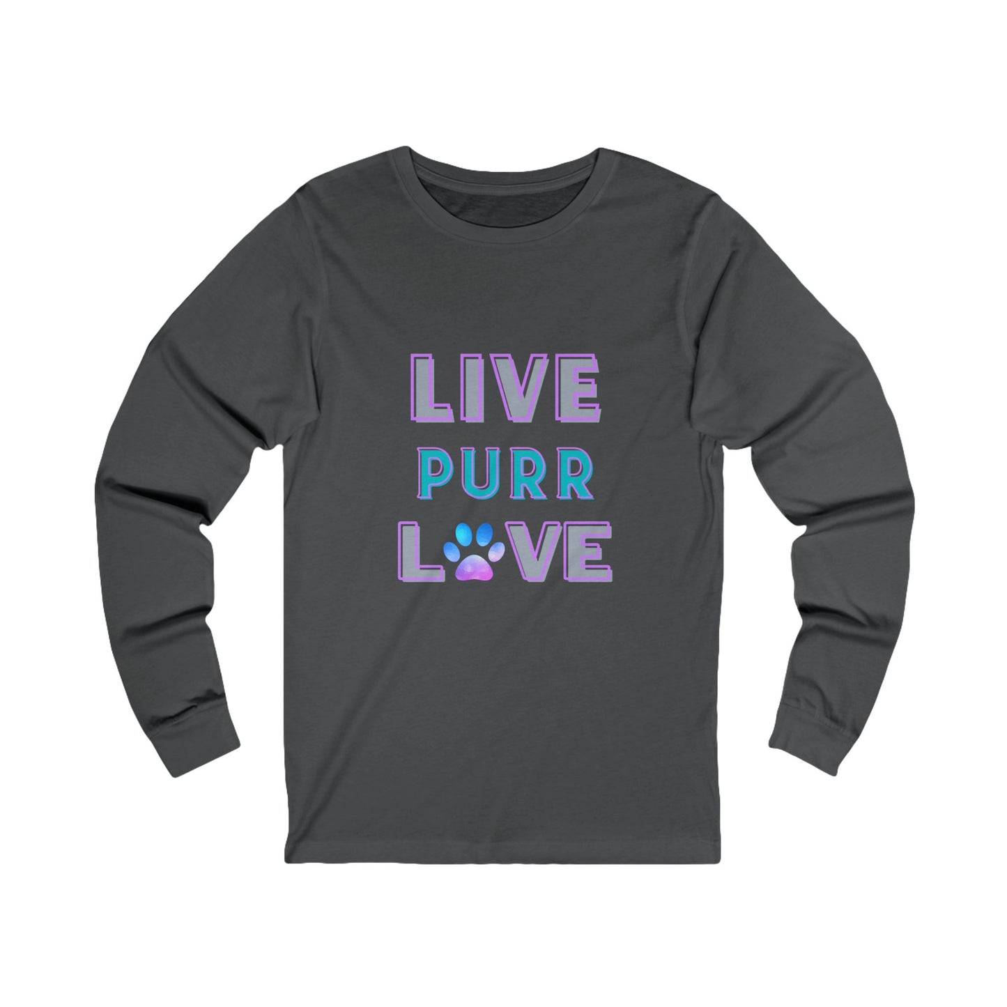 Live Purr Love Long Sleeve Tee