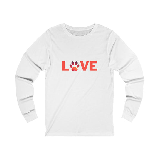 Love with a paw Long Sleeve Tee