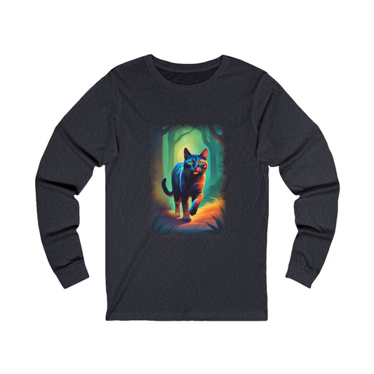 Thom cat hunting Long Sleeve Tee